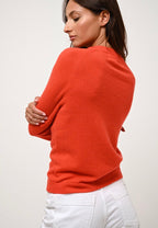 Jersey de cuello redondo - Ecrin - Naranja