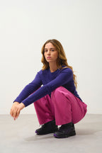Crew-Neck Jumper - Ecrin - Purple