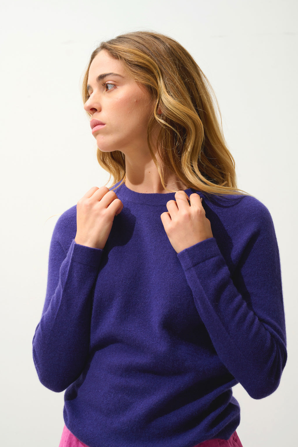 Crew-Neck Jumper - Ecrin - Purple