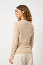 Round Neck Sweater - Ecrin - Sand
