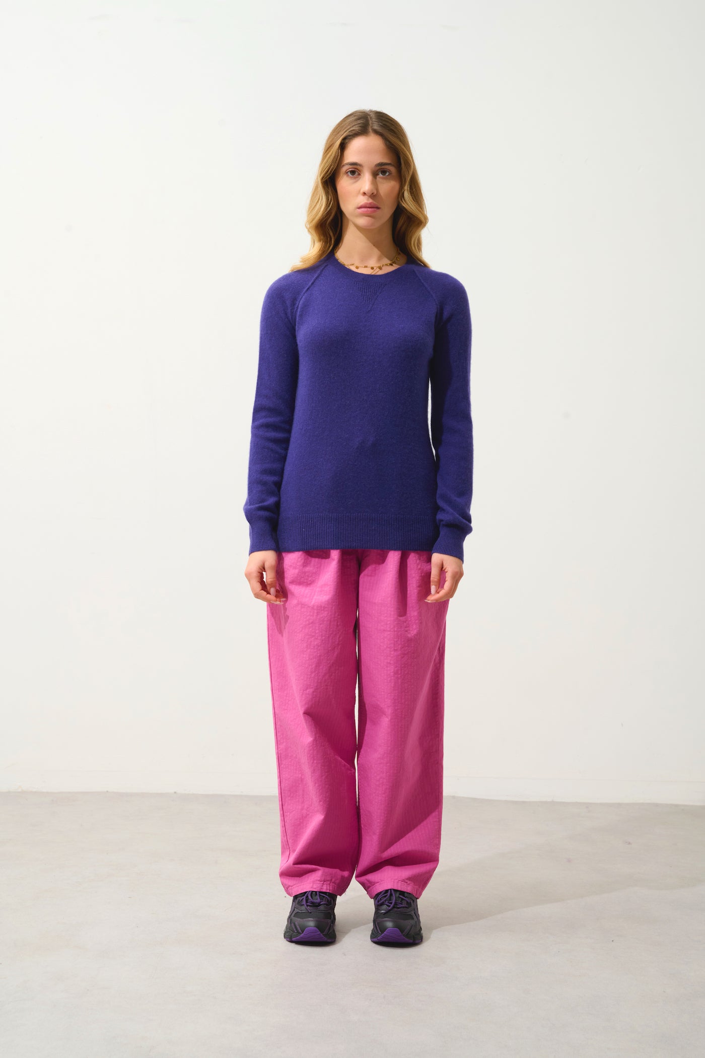 Jersey de cuello redondo - Etret - Violeta