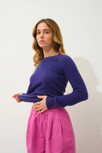 Jersey de cuello redondo - Etret - Violeta