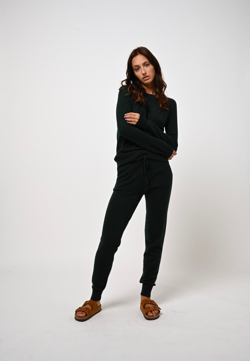 Round-Neck Jumper - Etret - Green