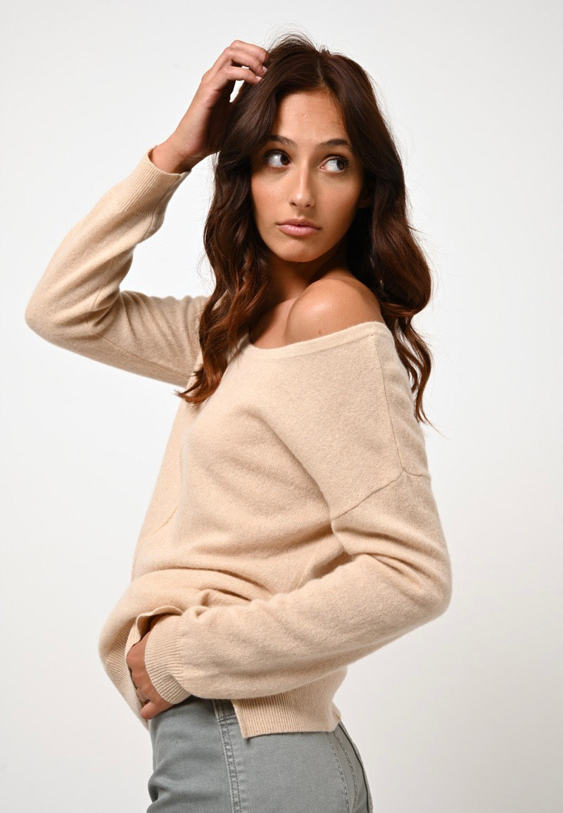 Round-Neck Jumper - Faraut - Sand
