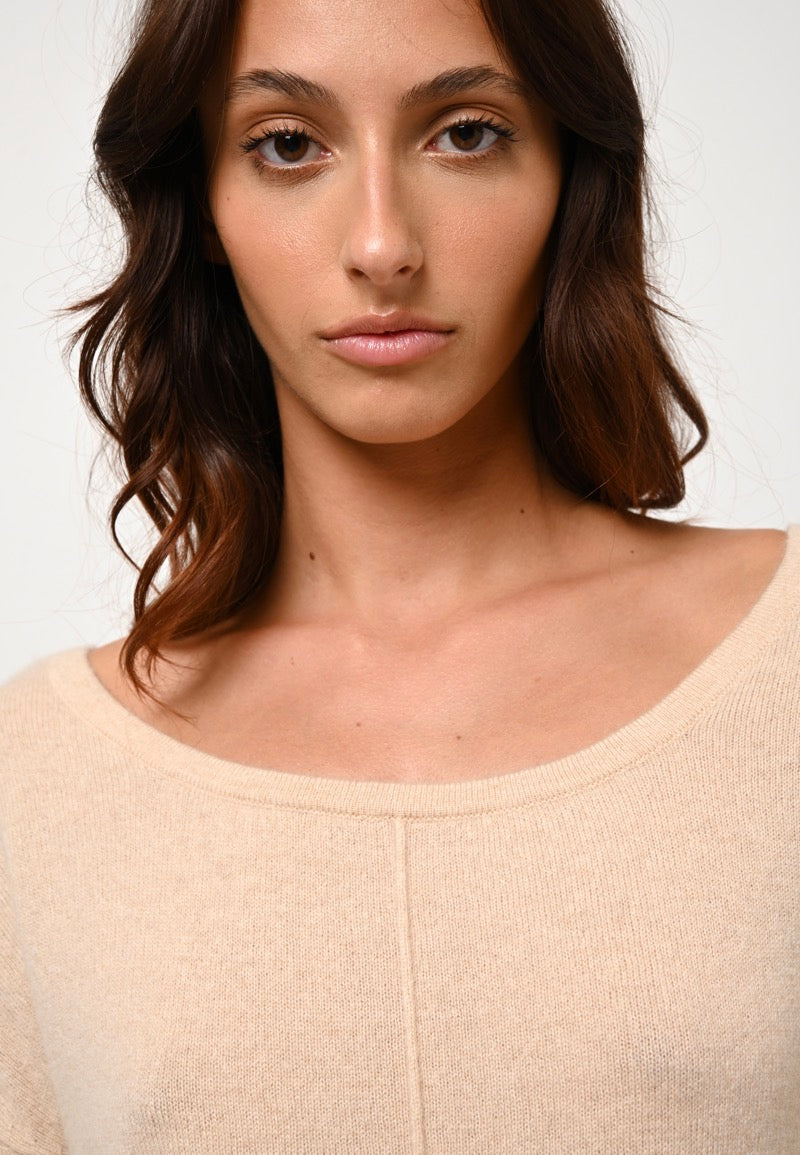 Round-Neck Jumper - Faraut - Sand