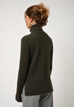 Pull Col Roulé - Fornet - Kaki