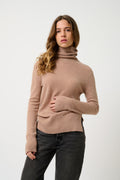 Roll-Neck Jumper - Fornet - Camel Marl