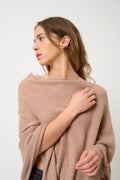 Poncho - Carra - Camel Chiné