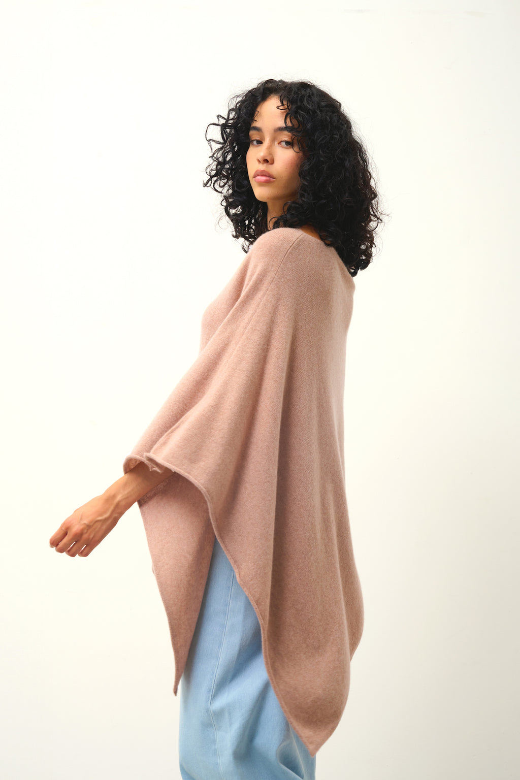 Poncho - Carra - Camel Marl