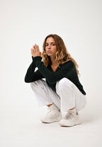 V-Neck Jumper - Gardoria - Cypress