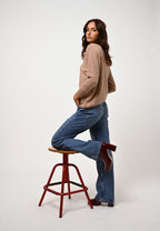 Batwing Jumper - Goléon - Mottled Camel
