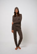 Round Neck Sweater - Ecrin - Brown