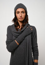 Round-Neck Dress - Armet - Mottled Anthracite