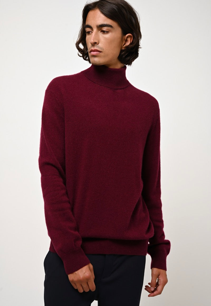 Roll-Neck Jumper - Bange - Bordeaux