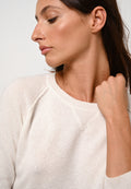 Crew Neck Jumper - Etret - Ivory