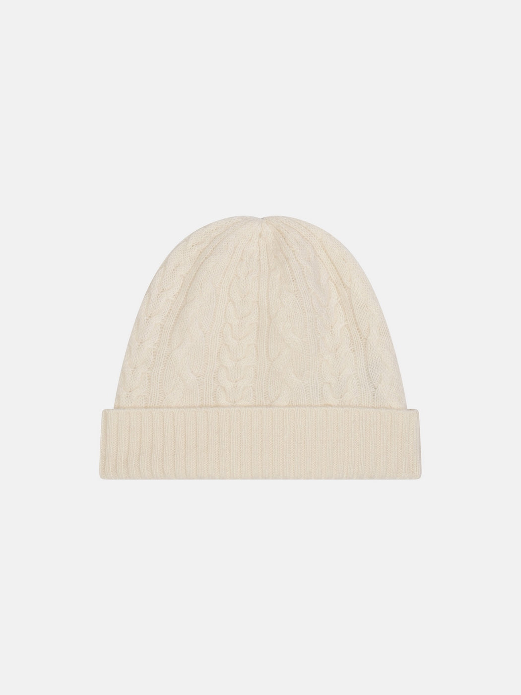 4-Ply Beanie - Scott - White