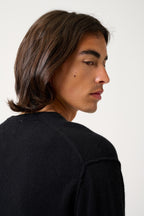 V-Neck Jumper - Timeo - Black