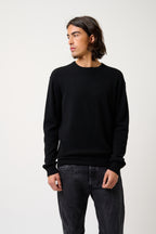 Crew Neck Jumper - Nolan - Black