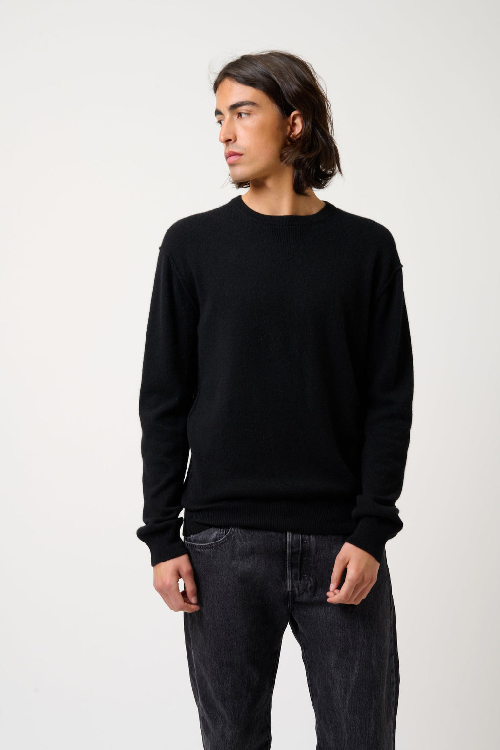 Pull Col Rond - Nolan - Noir