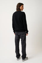 Crew Neck Jumper - Nolan - Black