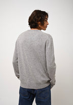 Pull Col Rond 4 Fils - Victo - Nuage Chiné