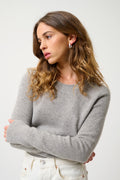 Pull Col Rond 4 Fils - Ivy - Nuage Chiné