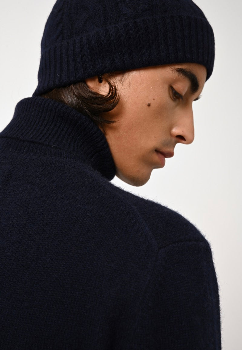 Jersey Cuello Vuelto 4 Hilos - Martin - Navy