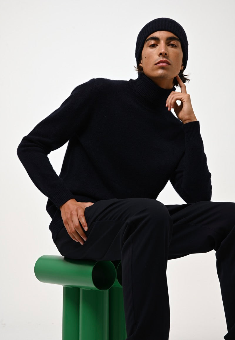 Jersey Cuello Vuelto 4 Hilos - Martin - Navy