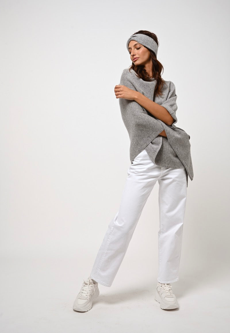 4 Thread Poncho - Meryl - Heather Cloud