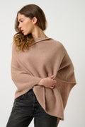 Poncho 4 Hilos - Meryl - Camel Jaspeado