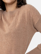 Jersey Cuello Redondo - Daria - Marrón