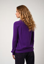 Pull Col Rond - Etret - Violet