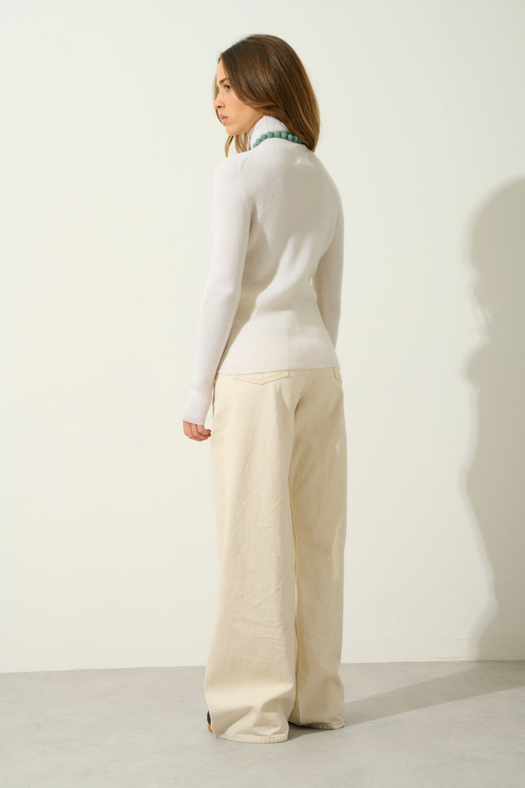Pull Col Roulé - Suzie - Neige