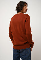 V-Neck Jumper 4-Ply - Victor - Squirrel