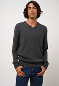 Jersey Cuello en V 4 Hilos - Victor - Gris