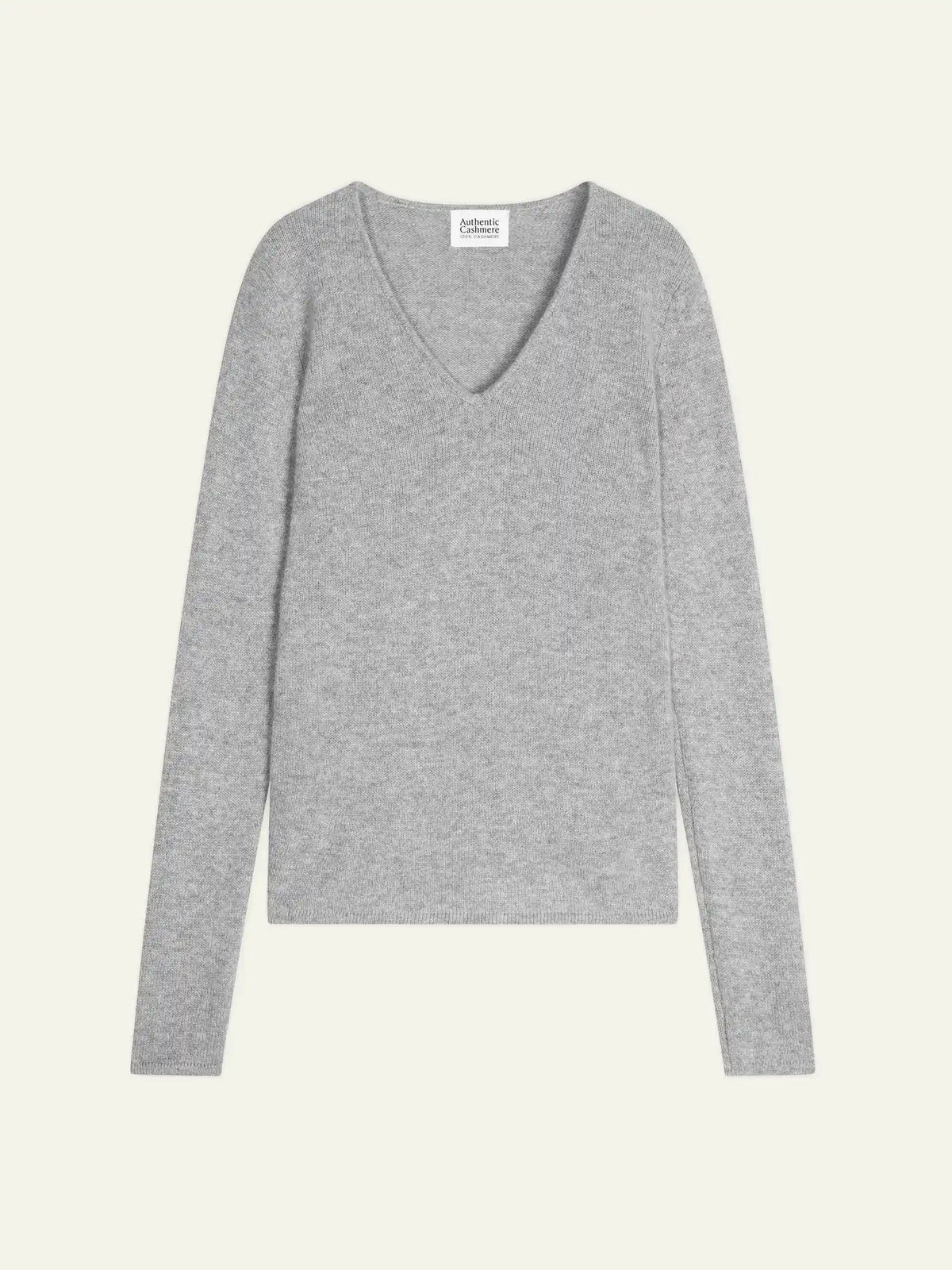 Pull Col V 4 Fils - Chelsea - Nuage Chiné