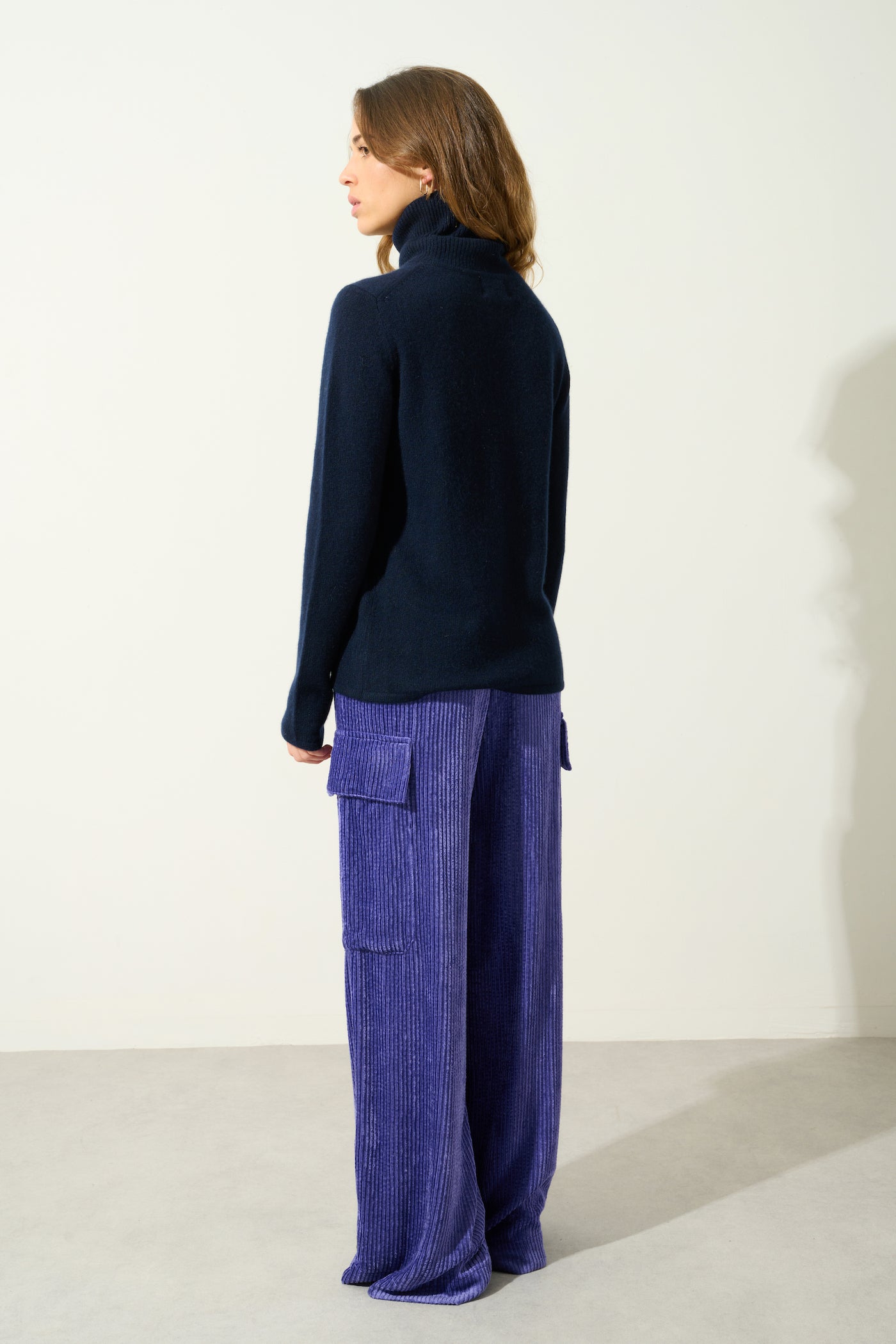 Jersey de Cuello Vuelto 4 Hilos - Linda - Navy
