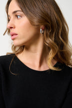 Pull Col Rond 4 Fils - Ivy - Noir