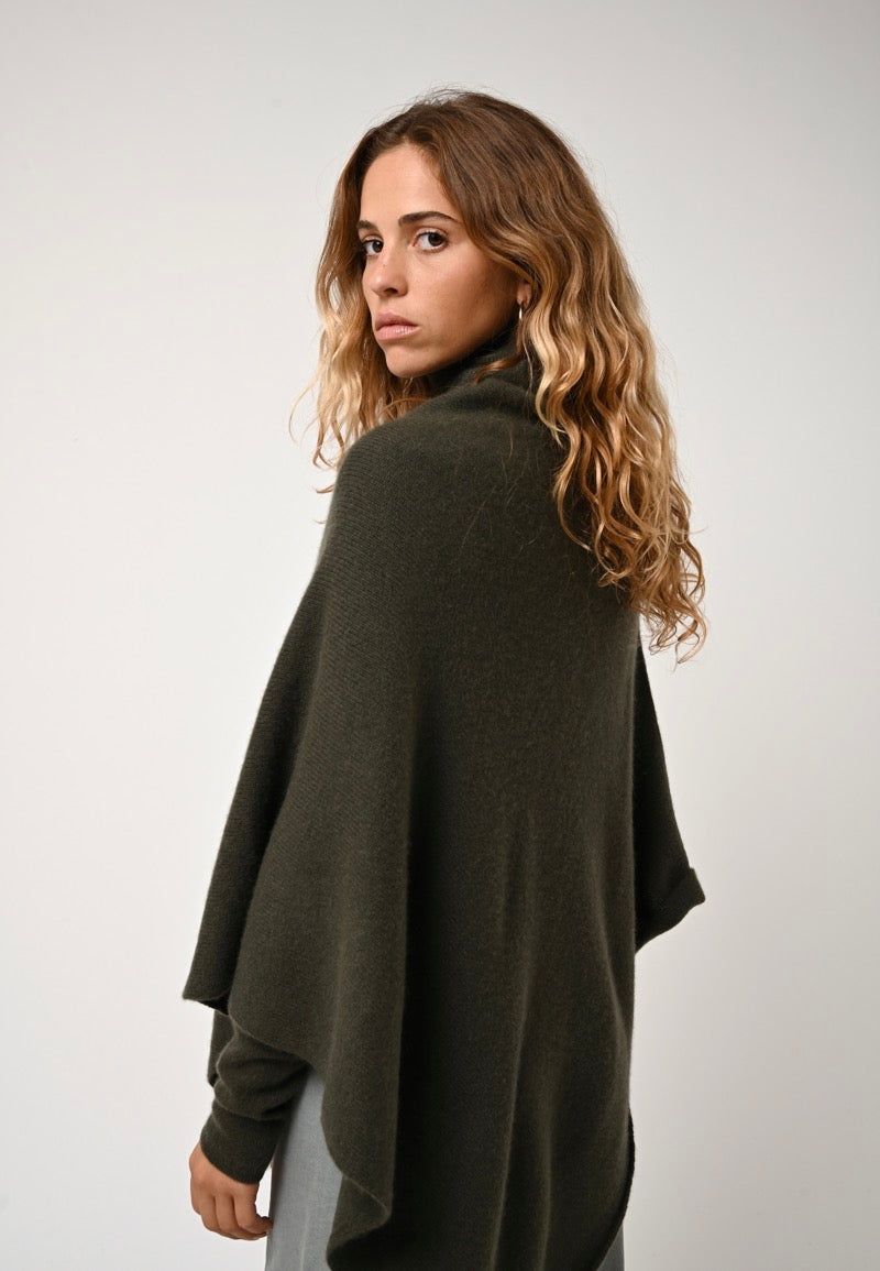 Poncho 4 Fils - Meryl - Kaki