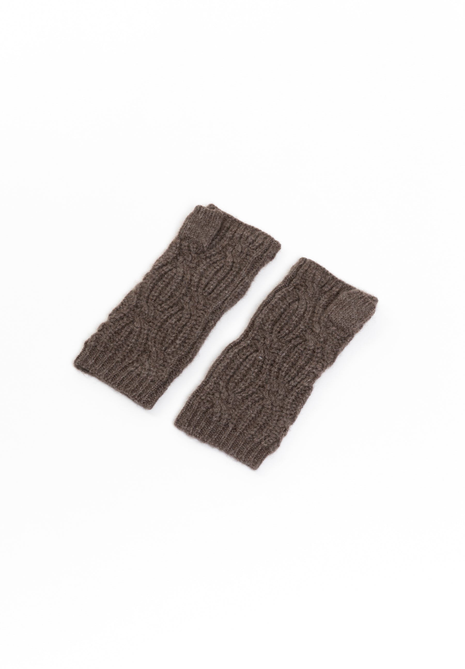 6-Ply Mittens - Iris - Brown