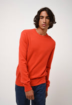 Pull Col Rond - Aiglière - Orange