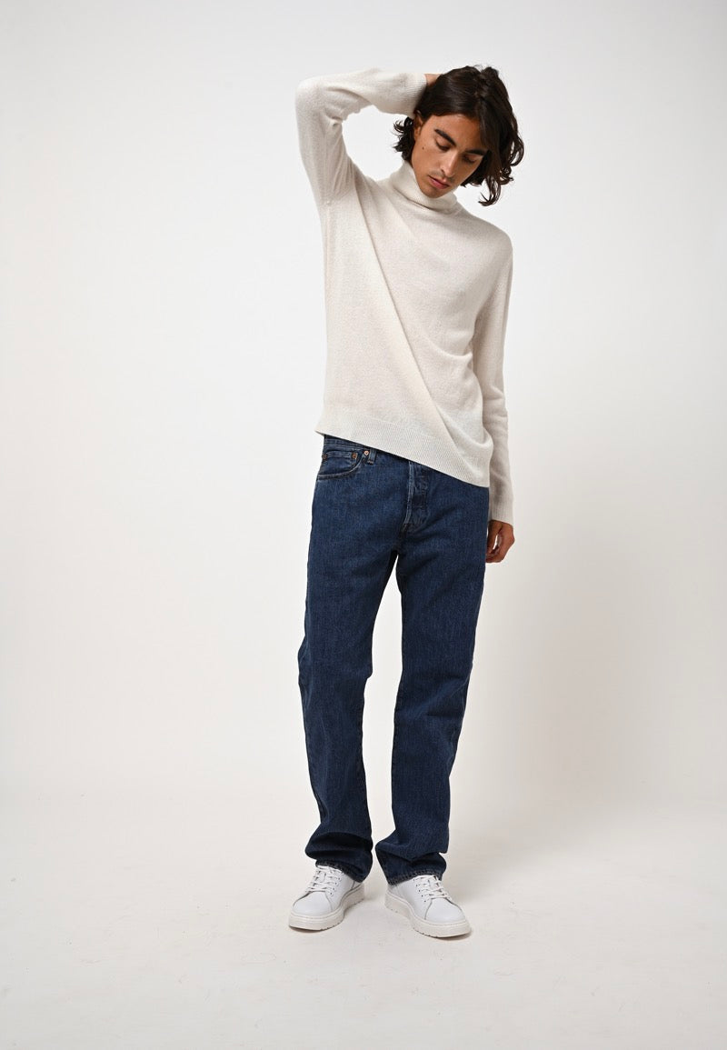 Roll Neck Jumper - Bange - Ivory