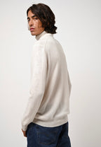 Roll Neck Jumper - Bange - Ivory