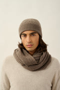 4-Ply Beanie - Scott - Taupe Marl