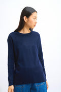 Round Neck Jumper - Daria - Navy