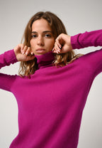 Roll-Neck Jumper - Bise - Violine
