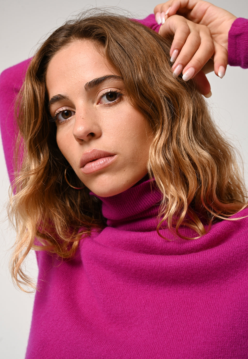 Roll-Neck Jumper - Bise - Violine