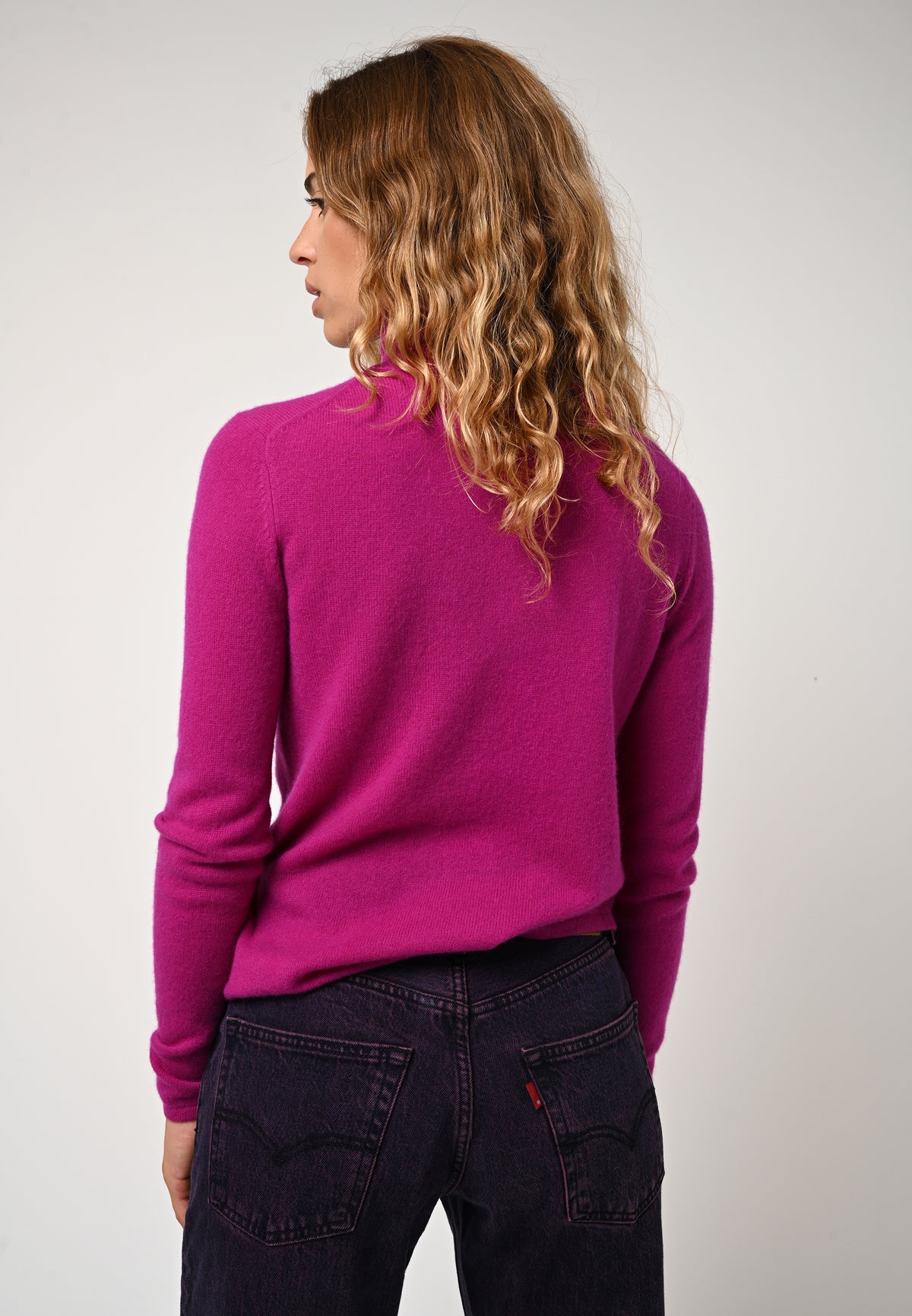 Roll-Neck Jumper - Bise - Violine