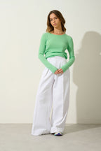 Jersey de cuello redondo - Epéna - Verde