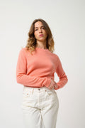 Pull Col Rond - Ecrin - Rose
